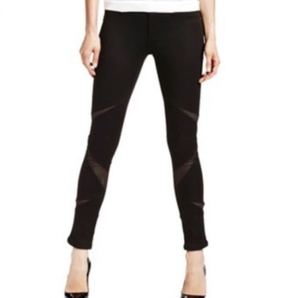 DXL Pro Emma Skinny Jeans with leather details